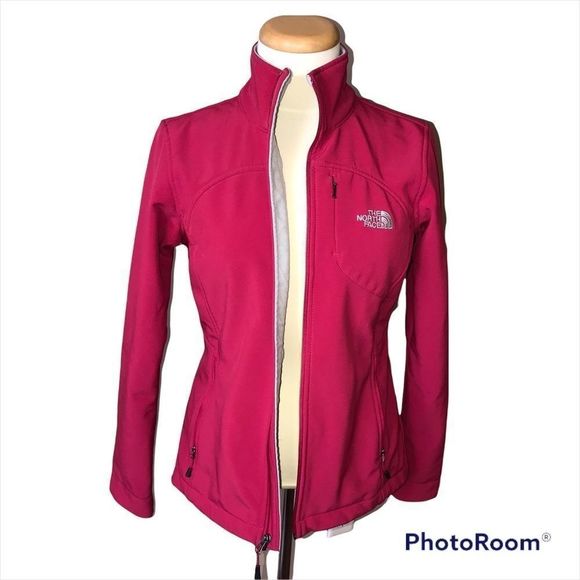 THE NORTH FACE Apex Bionic Jacket Rose Red Heather Size Small LIKE NEW - Picture 15 of 15